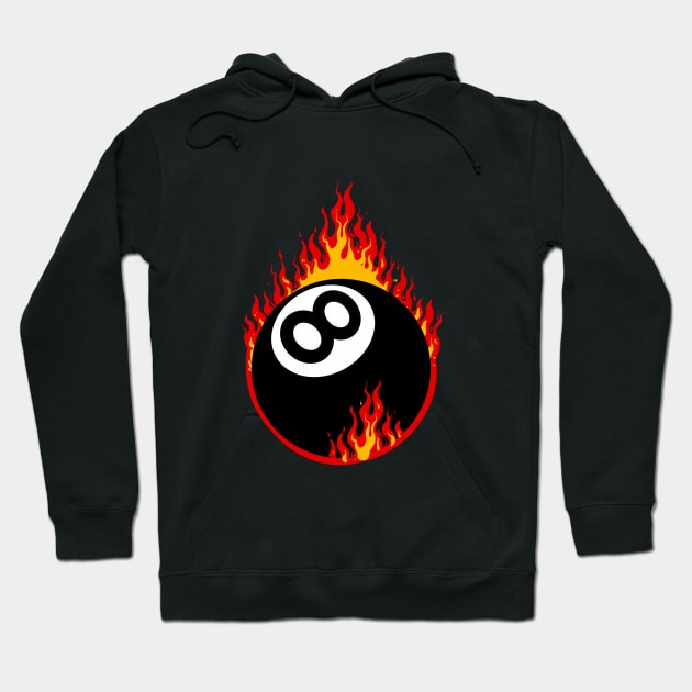 8 ball hoodie top